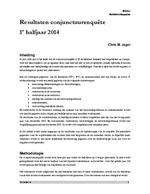 Resultaten CE 1e helft 2014